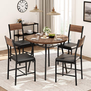 Round Dining Table Set with Chairs