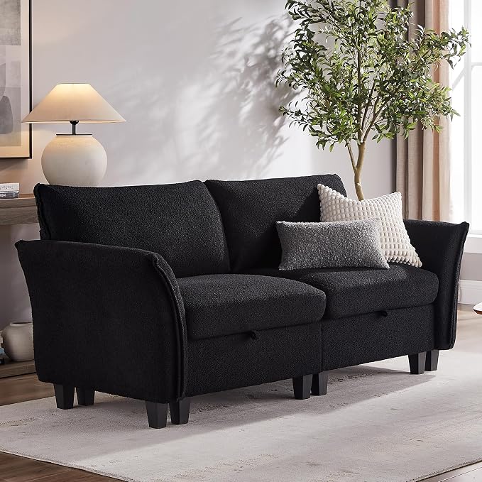 Modern Storage Loveseat