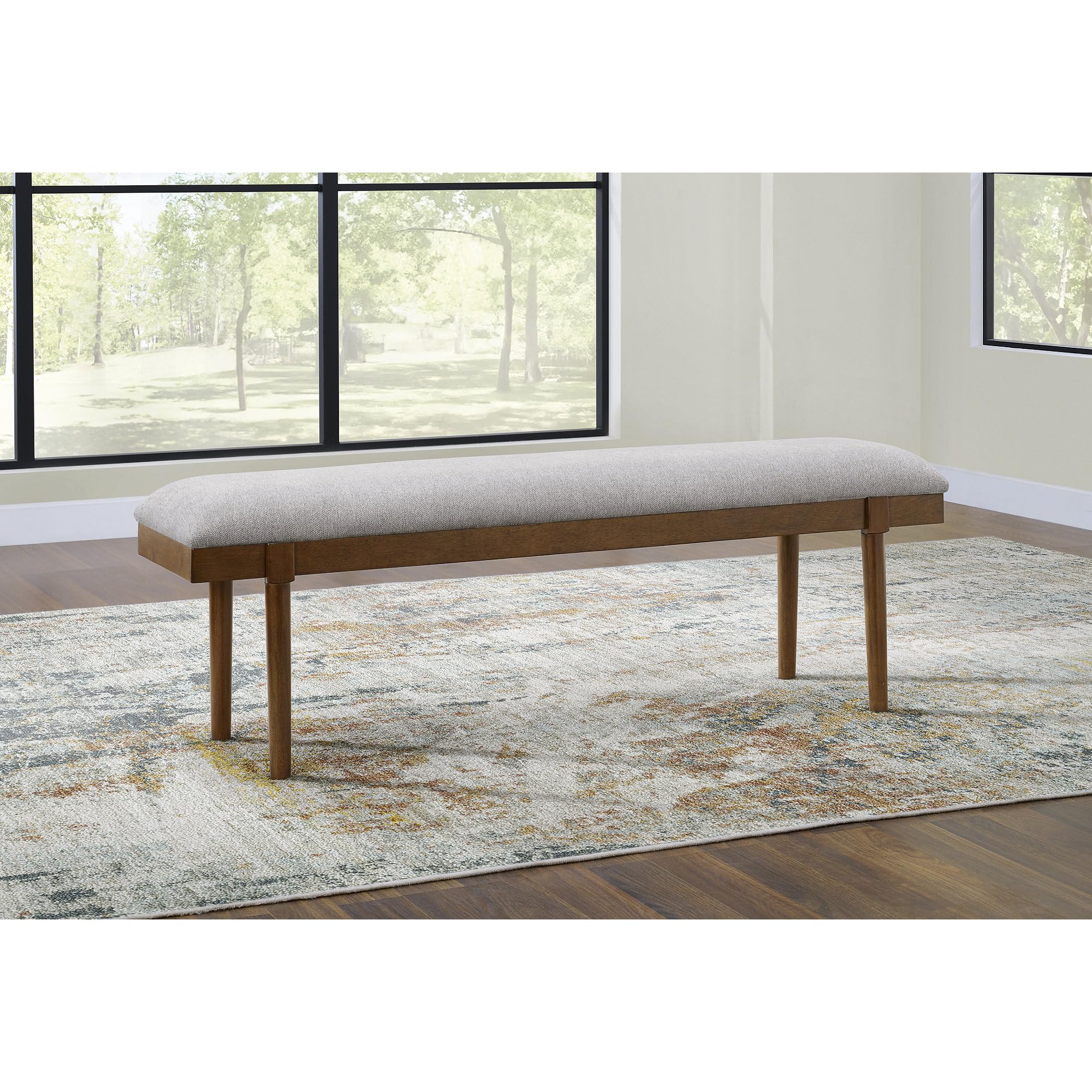 59" Upholstered Dining Bench