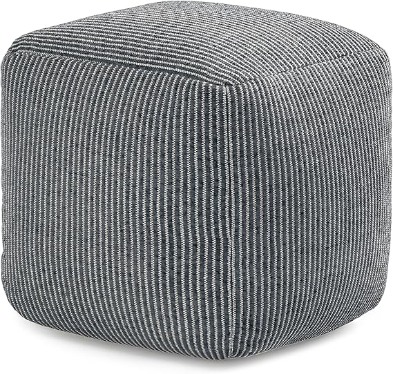 Square Pouf Ottoman Footrest