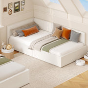 Twin Daybed with Headboard & Guardrails