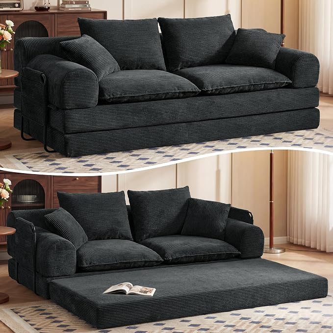 Corduroy Convertible Sofa Bed