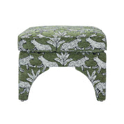 Square Jacquard Ottoman