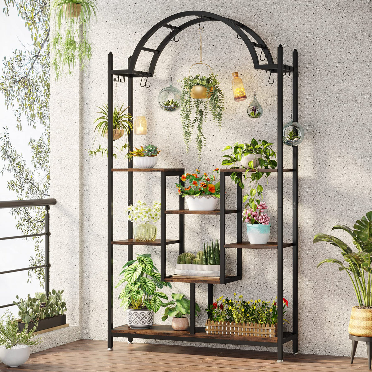 5-Tier Arched Plant Stand