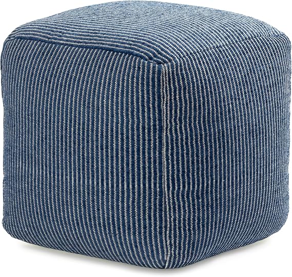 Square Pouf Ottoman Footrest