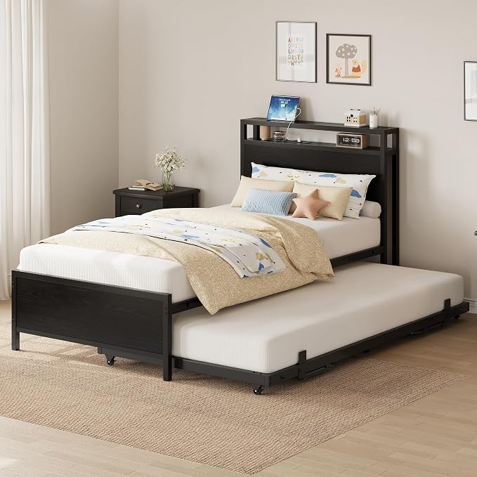 Twin Daybed with Pop-Up Trundle