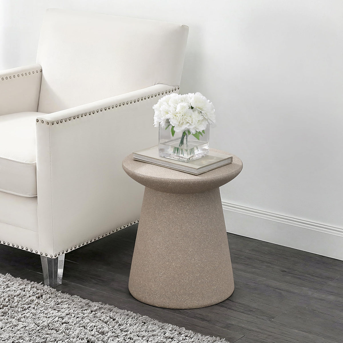 Round Indoor Outdoor Side Table