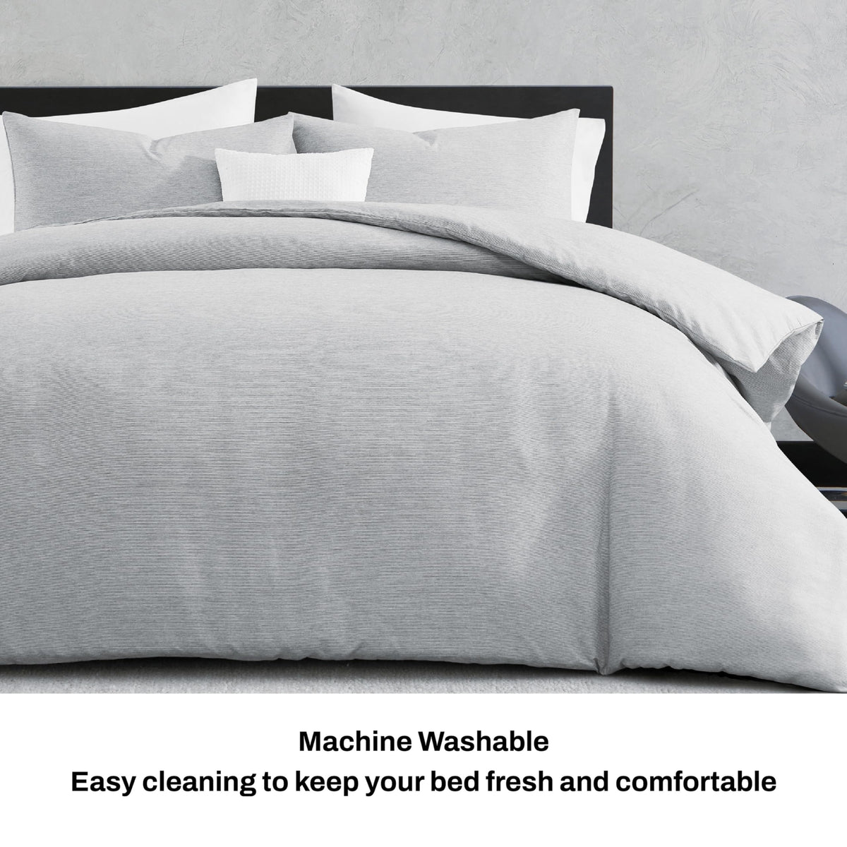 Full/Queen Pinstripe Comforter Set