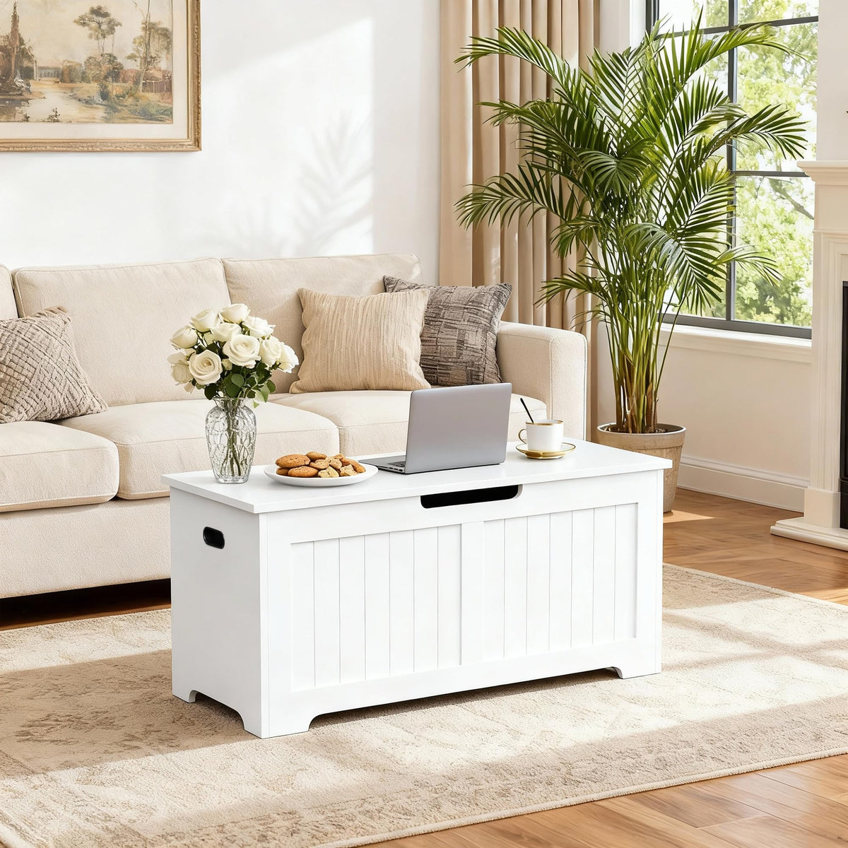 Wooden Storage Bench