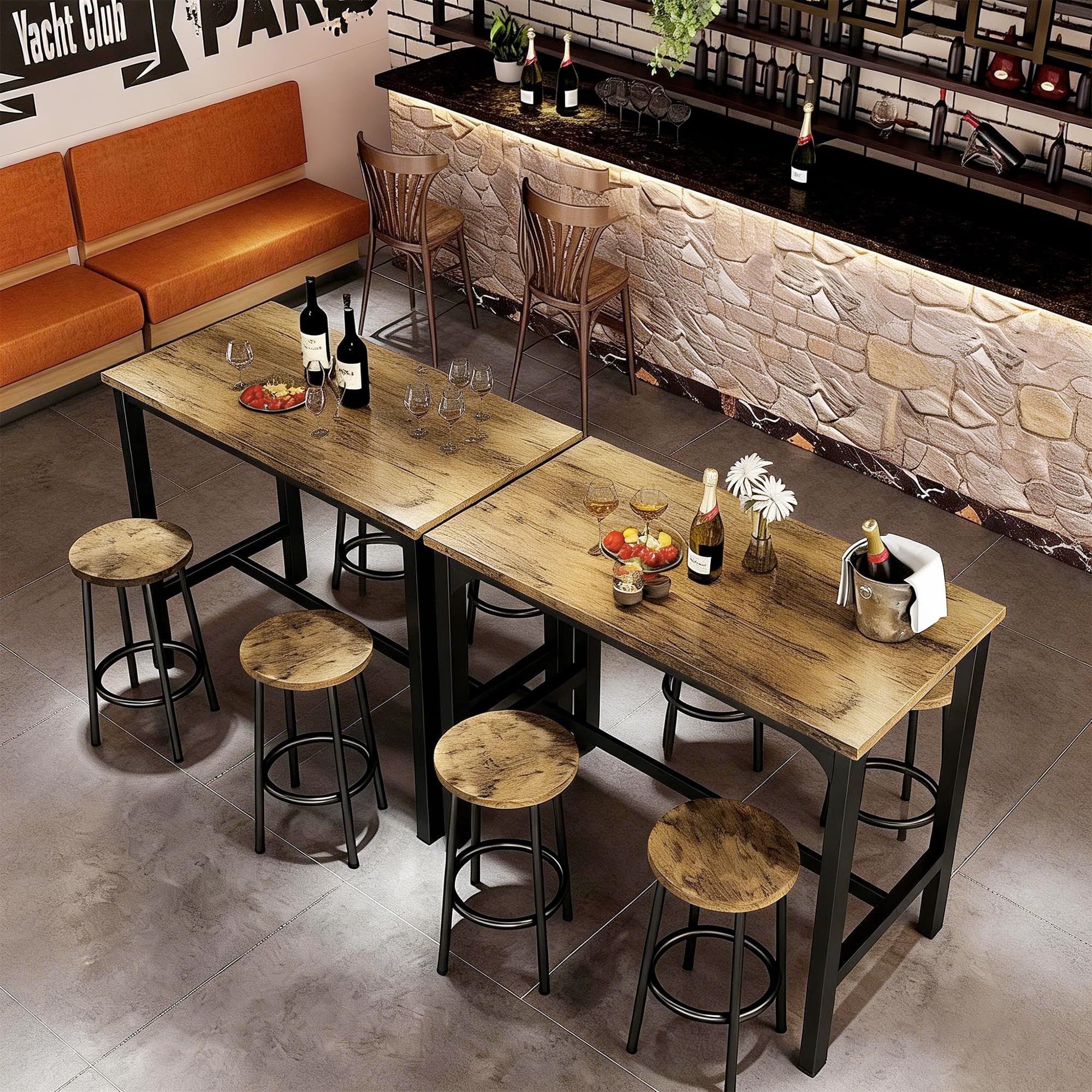 5-Piece Counter Height Bar Table Set