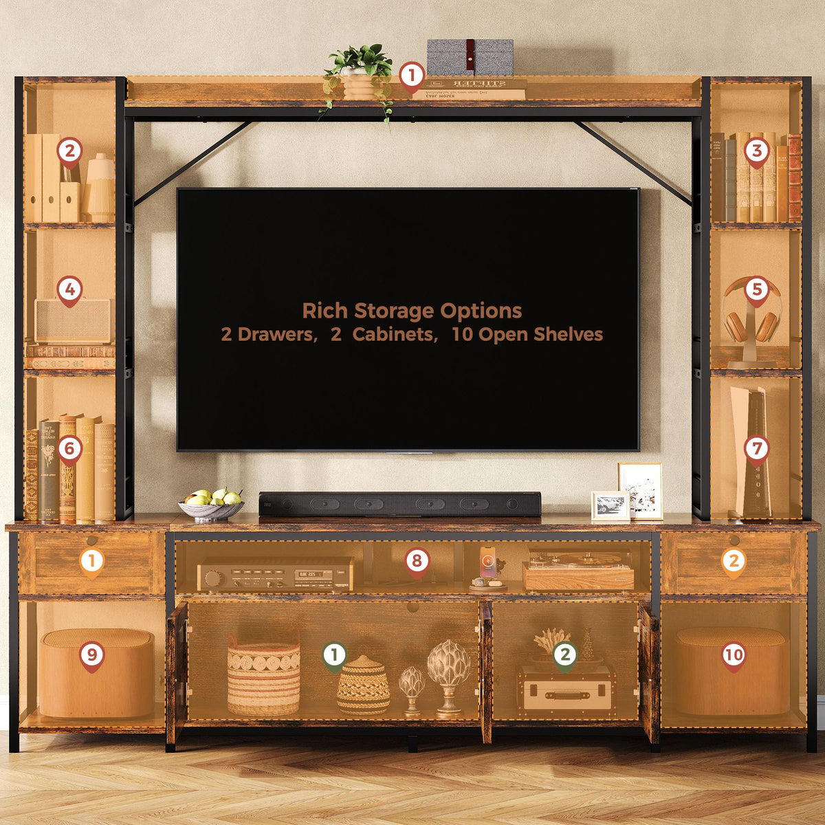 TV Entertainment Center with Storage