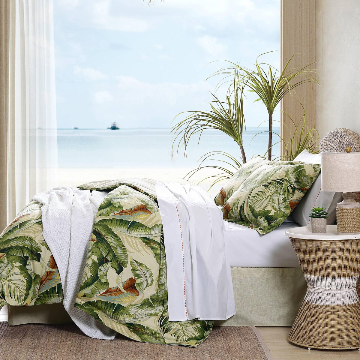 Tropical Cotton California King Comforter Set