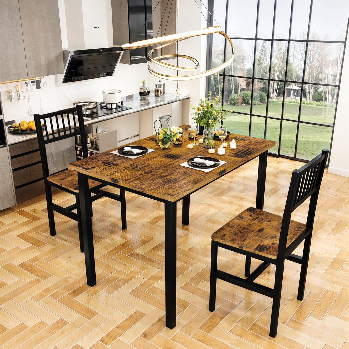 3-Piece Dining Table Set for Two