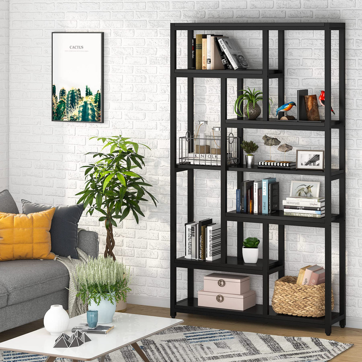 7-Tier Open Bookcase