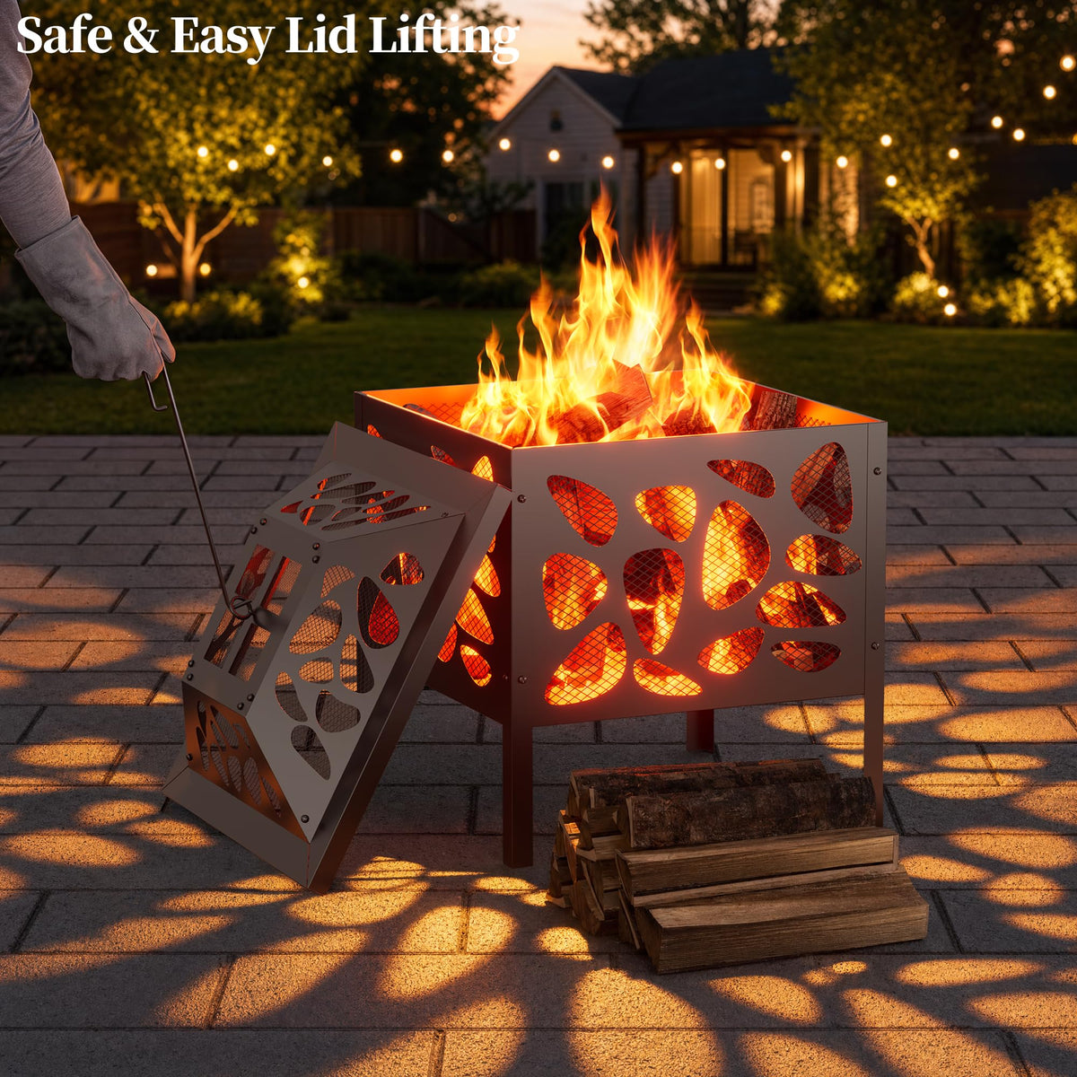 Compact Wood-Burning Fire Pit