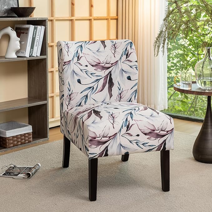 Upholstered Armless Accent Chair