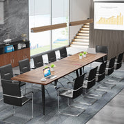 70.86" Rectangular Conference Table with Metal Legs