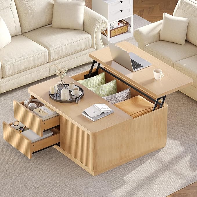 Lift Top Coffee Table with Storage
