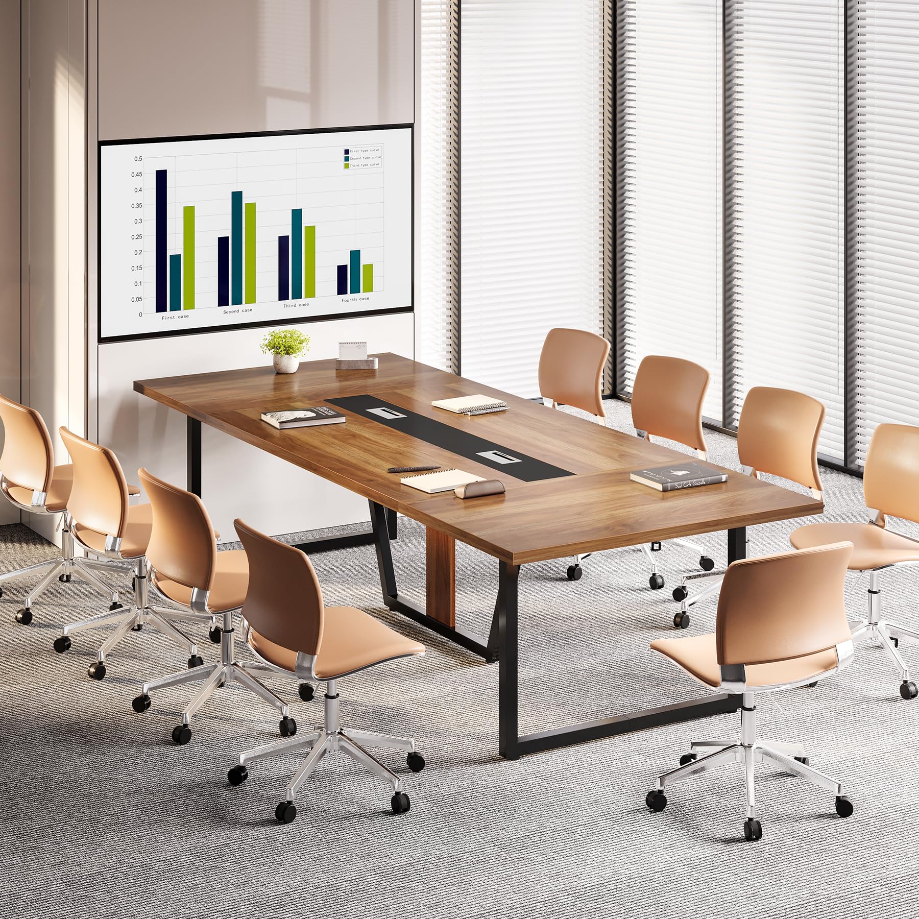 8FT Conference Table for 10 People