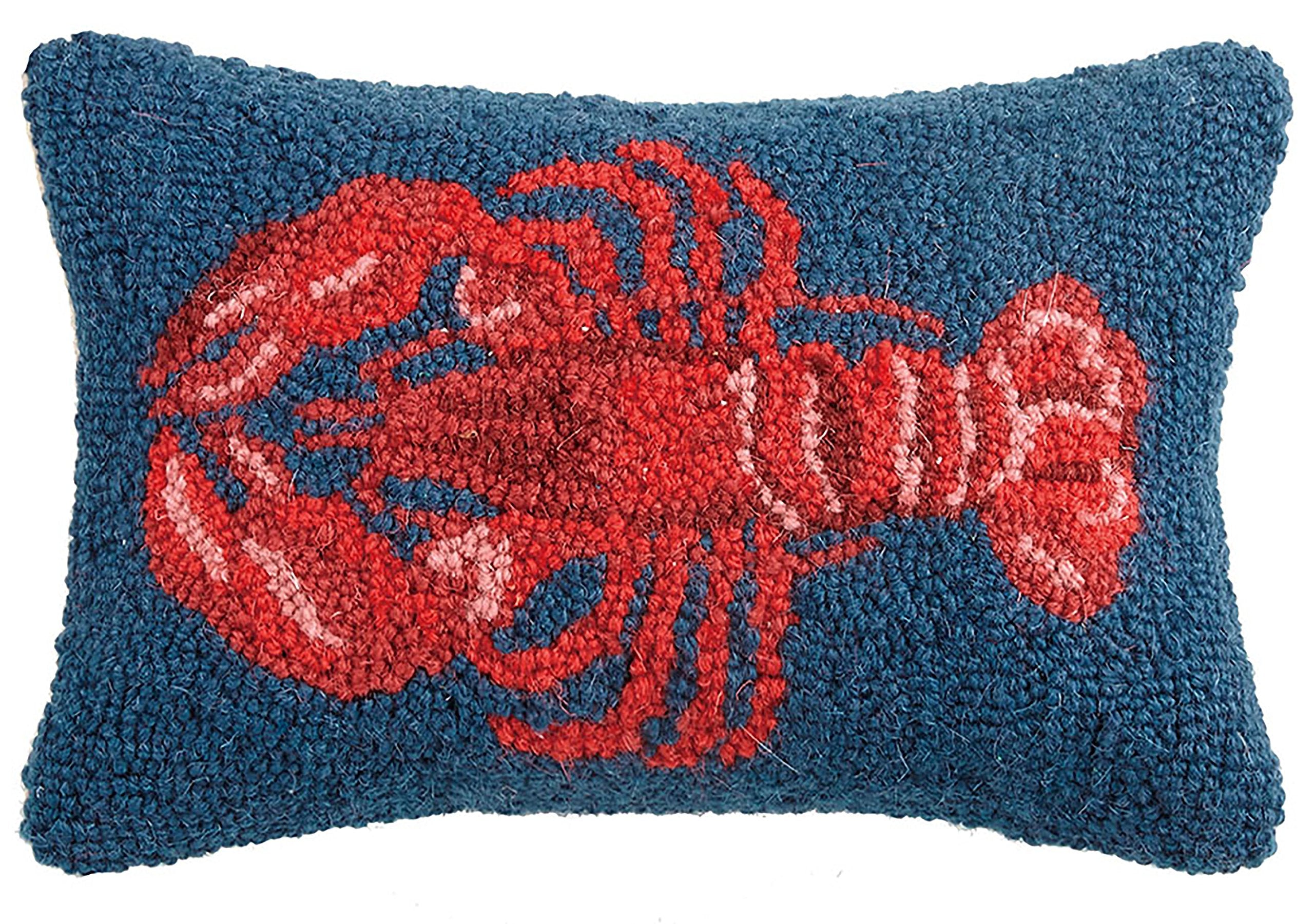 Peking Handicraft 30PA285C12OB Lobster Hook Pillow, 8X12 Throw Pillow