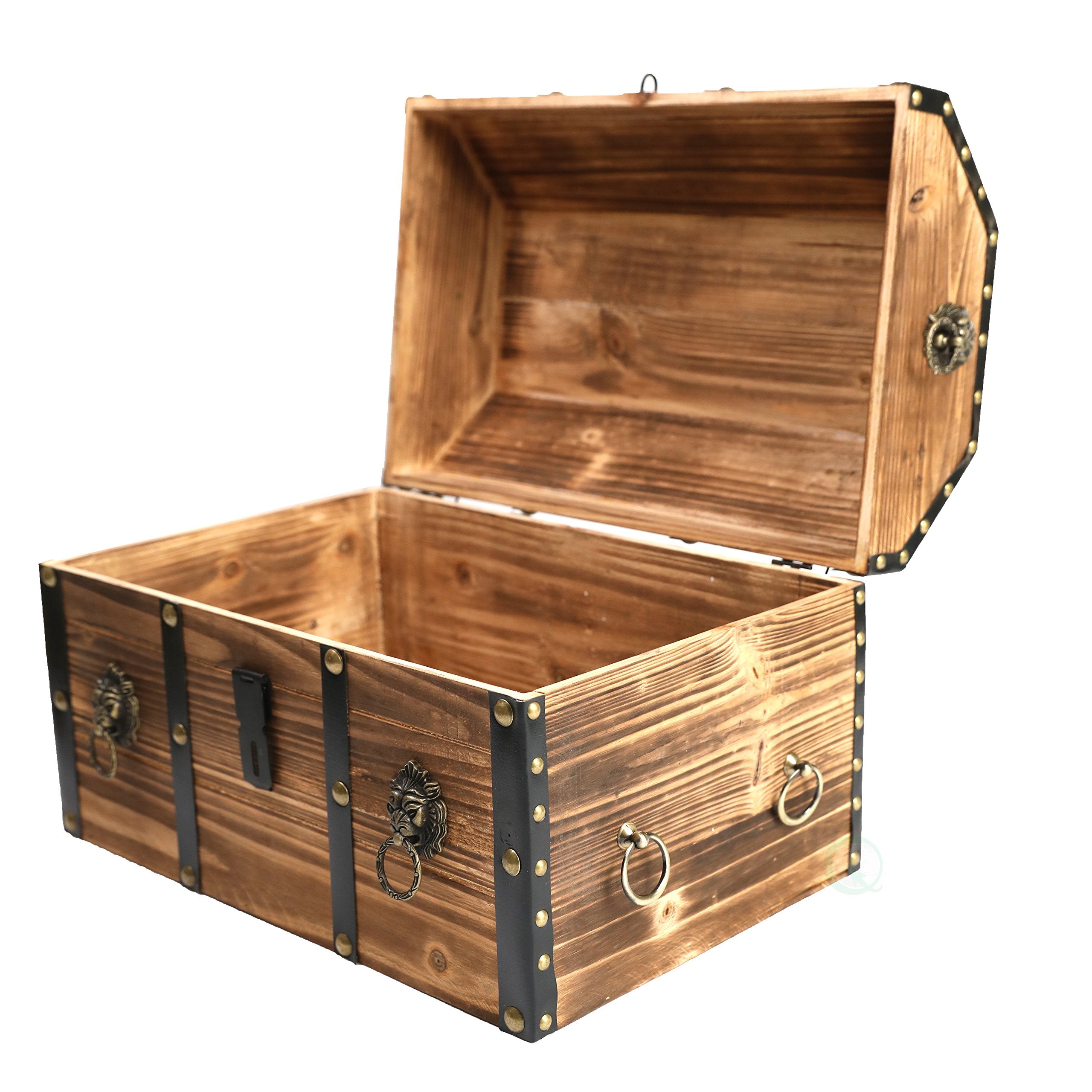 Wooden Pirate Treasure Chest – Lockable Storage Box
