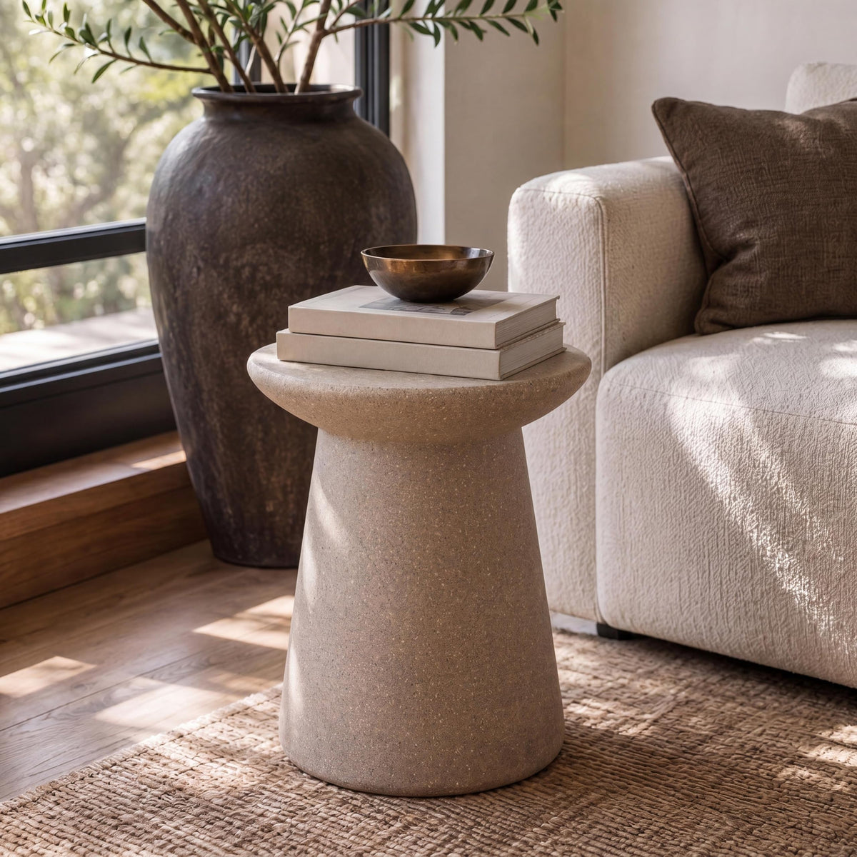 Round Indoor Outdoor Side Table