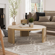 Round Oak Coffee Table