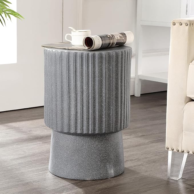 Louisa 19" Tambour Accent Table