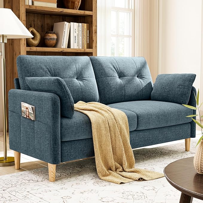 Chenille Loveseat Sofa