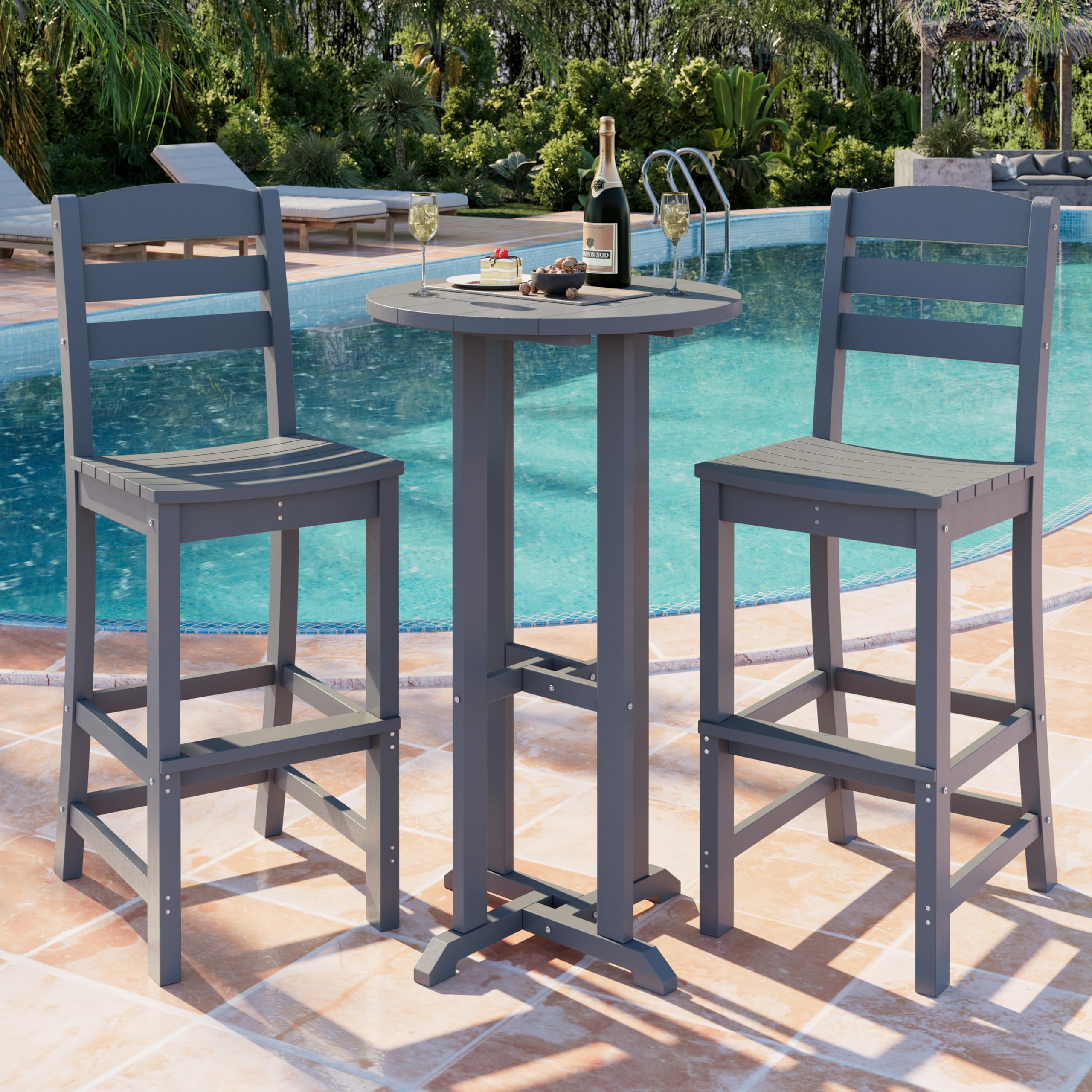 Outdoor High Top Bar Set – 3 Piece