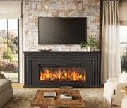 70" Fireplace TV Stand with 42" Electric Fireplace & 3 Drawers