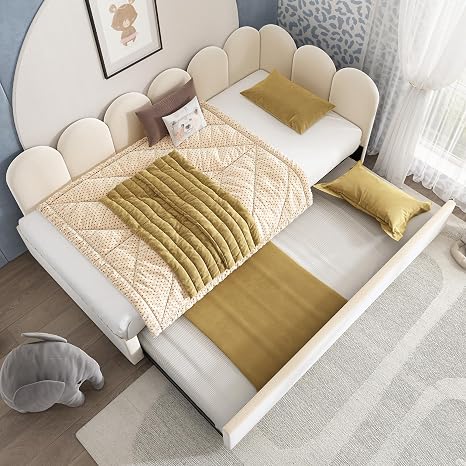 Twin Upholstered Lift-Up Storage Daybed