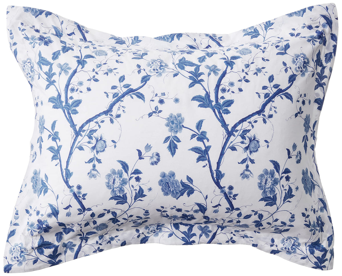 Blue Cotton Queen Comforter Set
