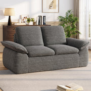 71" Corduroy Loveseat Sofa