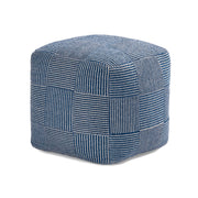 Square Pouf Ottoman Footrest