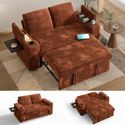 Corduroy Loveseat Sleeper Sofa