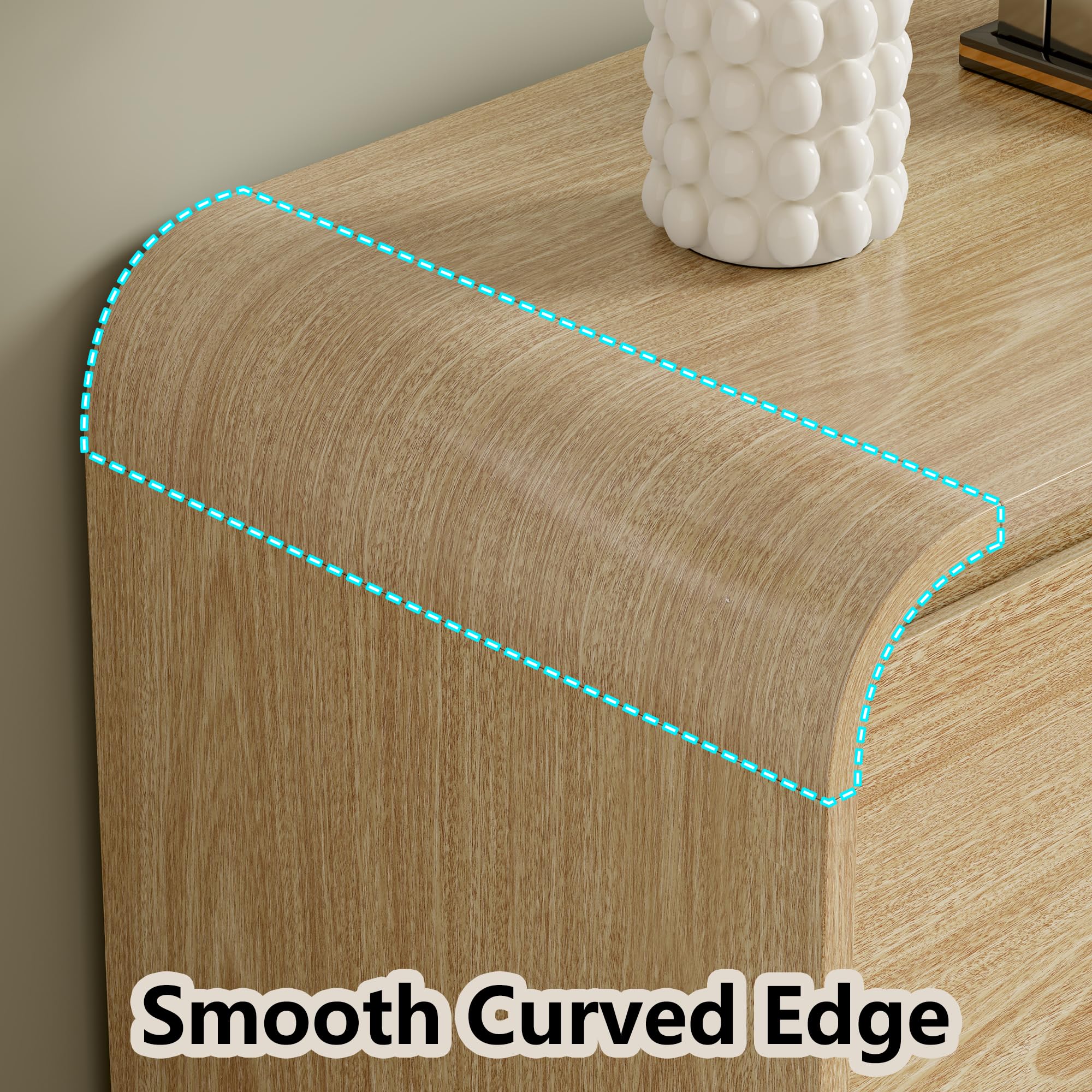 6-Drawer Wood Dresser