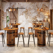 Round Bar Table – Bar Height Bistro Pub Table