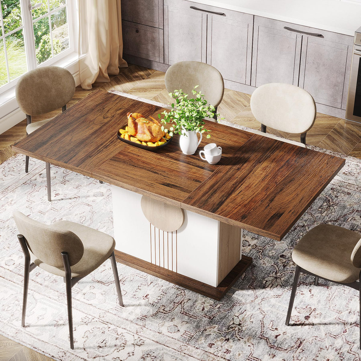 Farmhouse Rectangular Dining Table