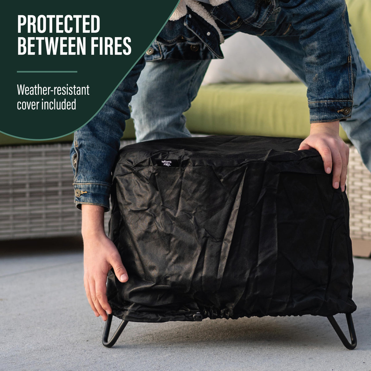 TIKI Social 20-Inch Portable Smokeless Outdoor Wood Burning Fire Pit