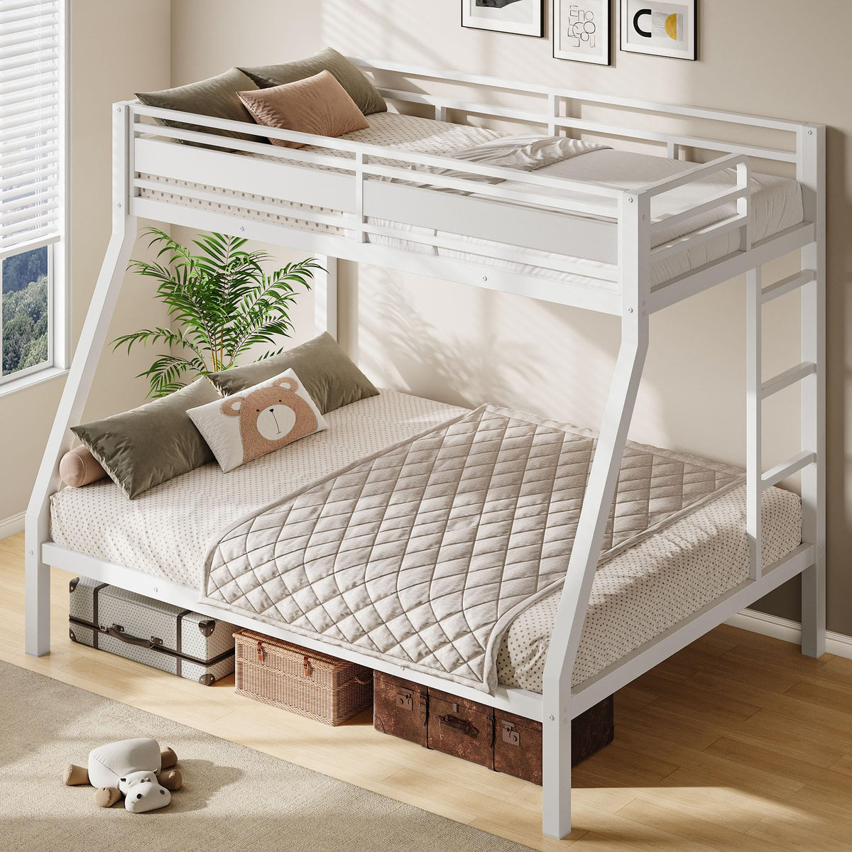 Twin Over Full Metal Bunk Bed