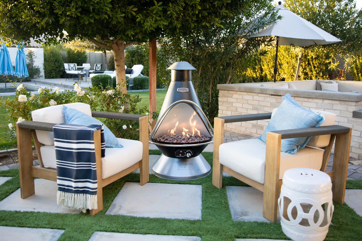 Chimenea Propane Fire Pit