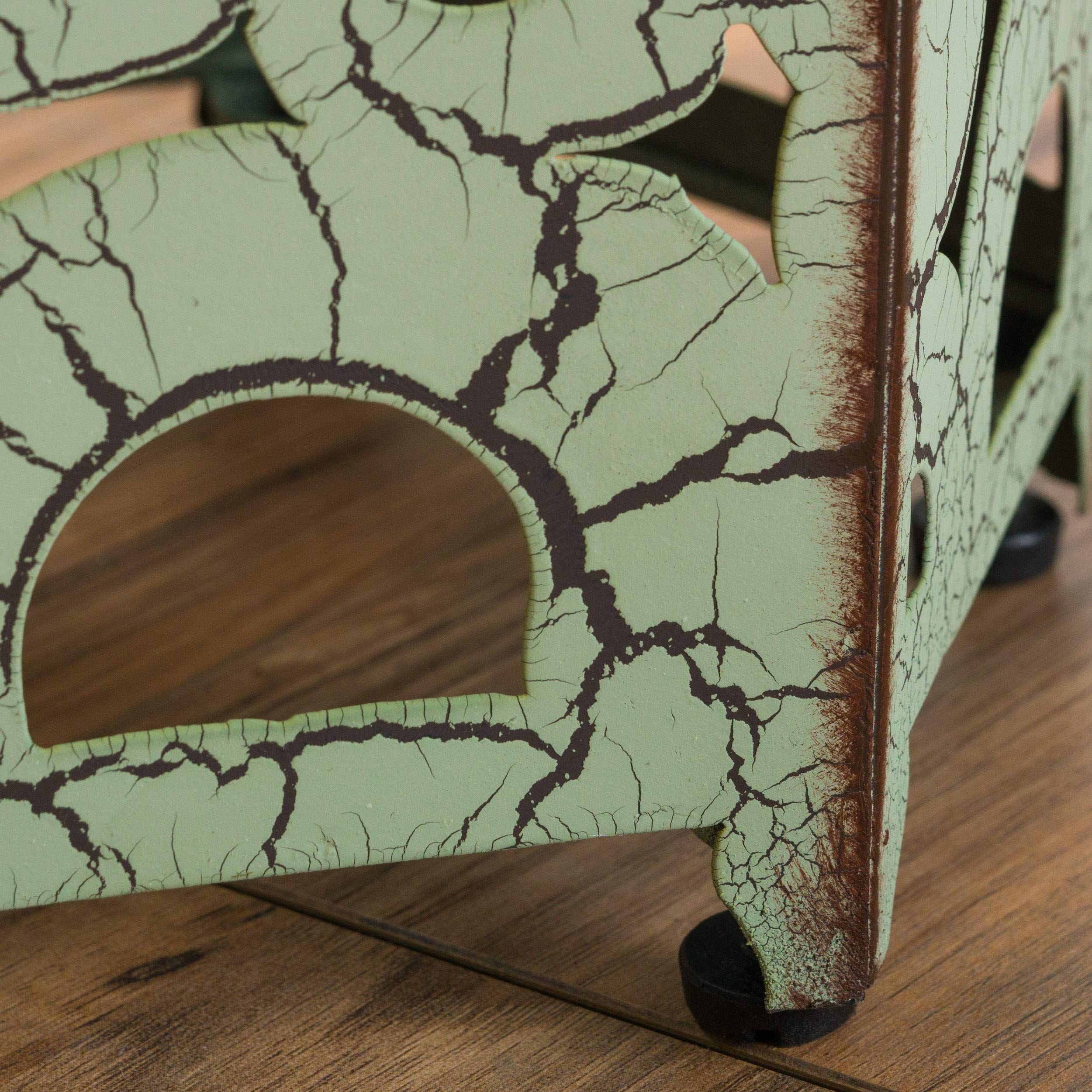 Iron Accent Tables Set of 2 – Antique Green