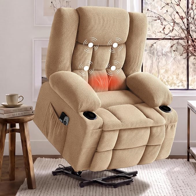 Power Lift Recliner with Heat and Massage