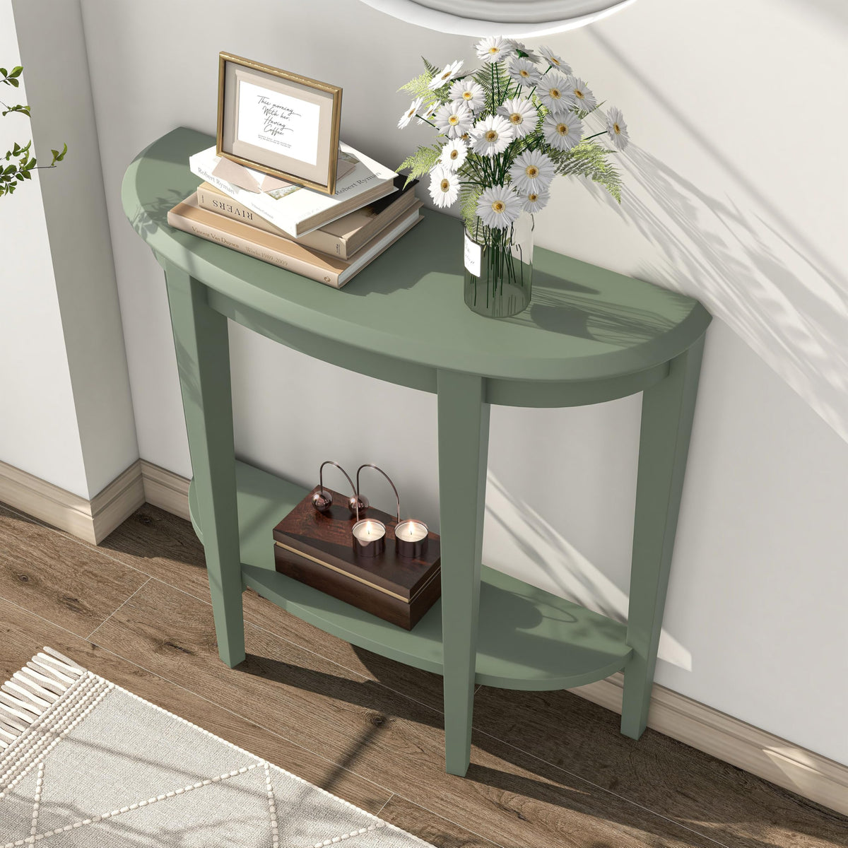 Half-Moon Console Table
