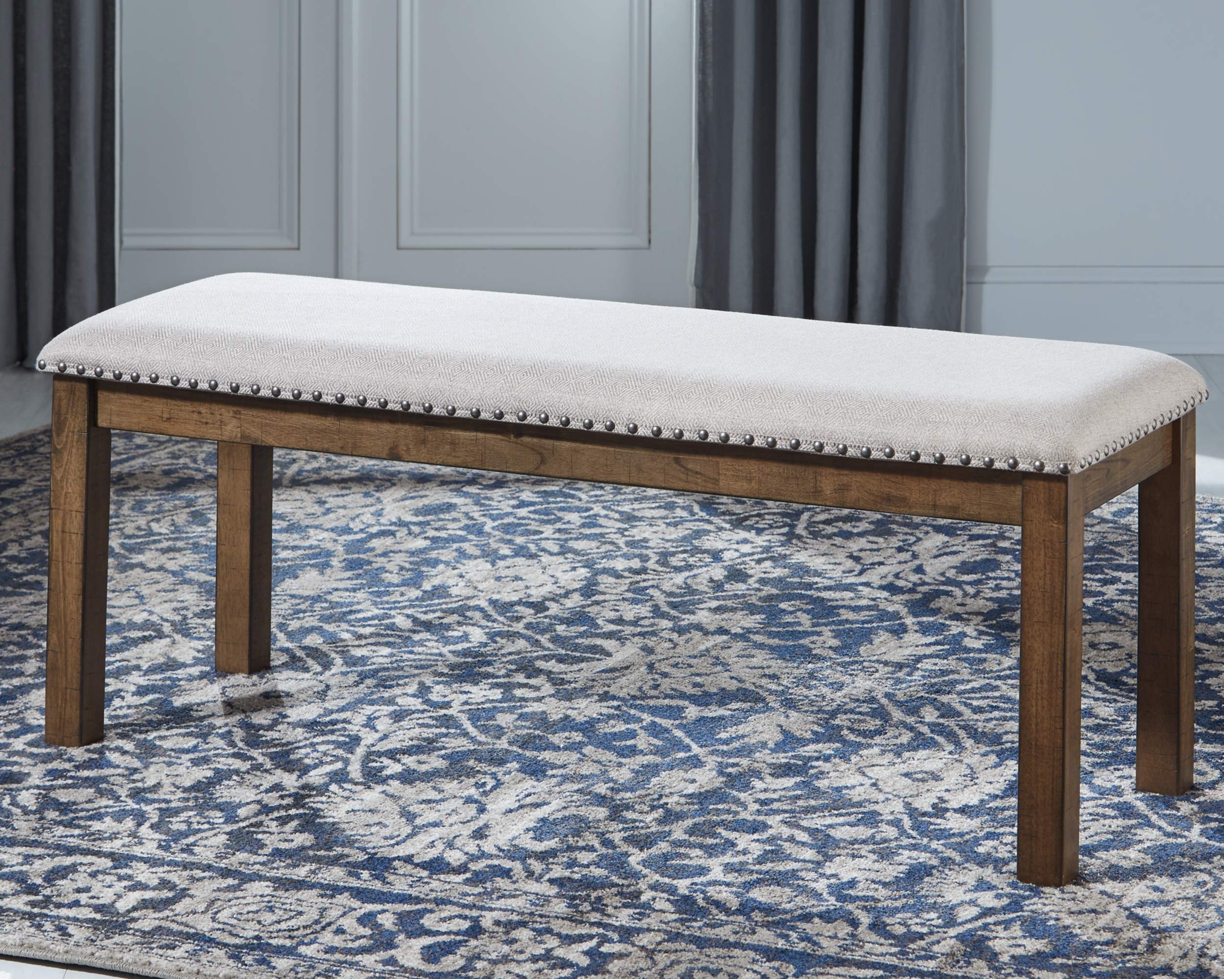 Upholstered Dining Chairs & Bench Set, Modern Farmhouse