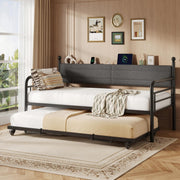 Twin to King Daybed with Pop-Up Trundle