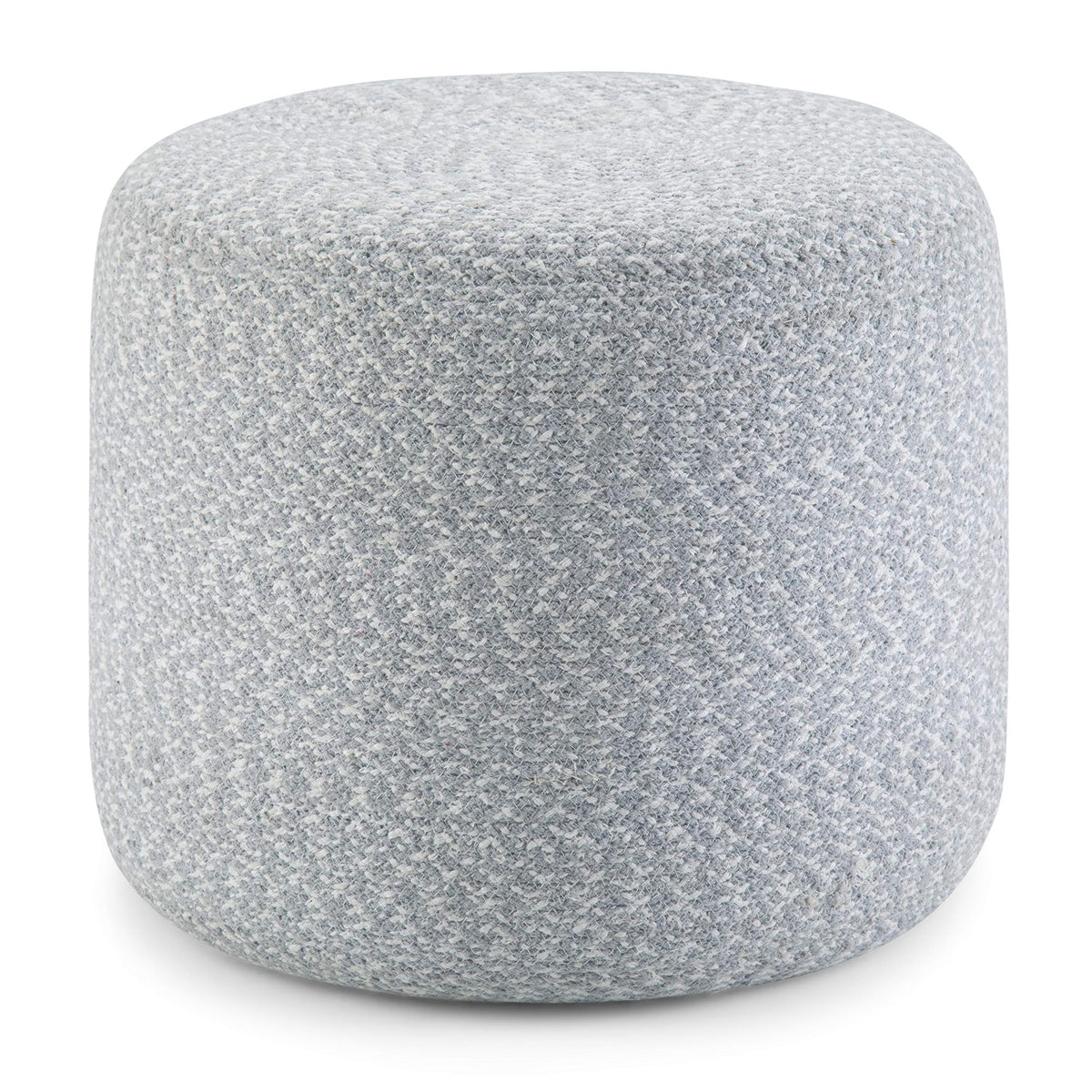 Round Braided Cotton Pouf