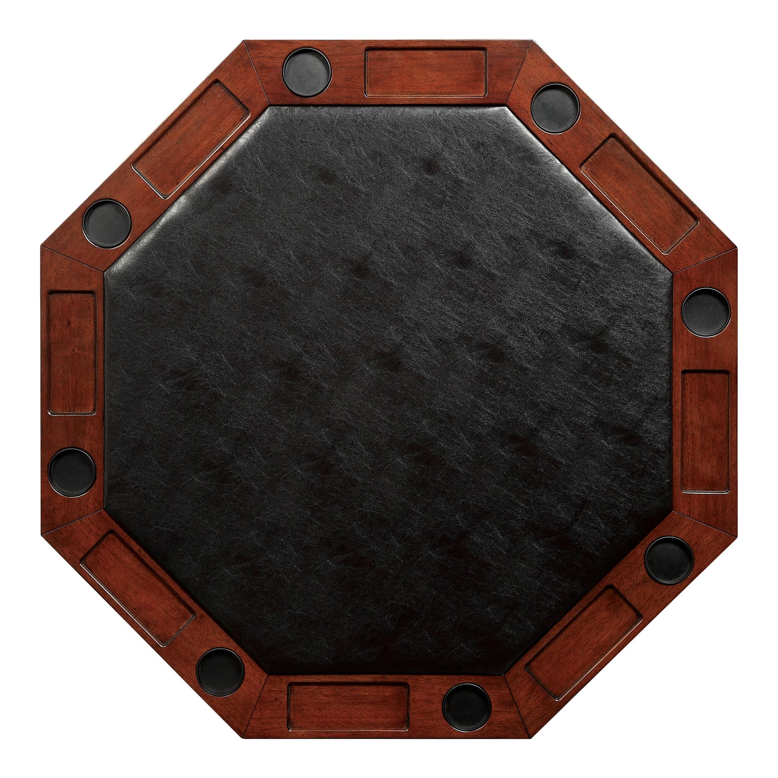 Octagon Wood Gaming Table with Reversible Top