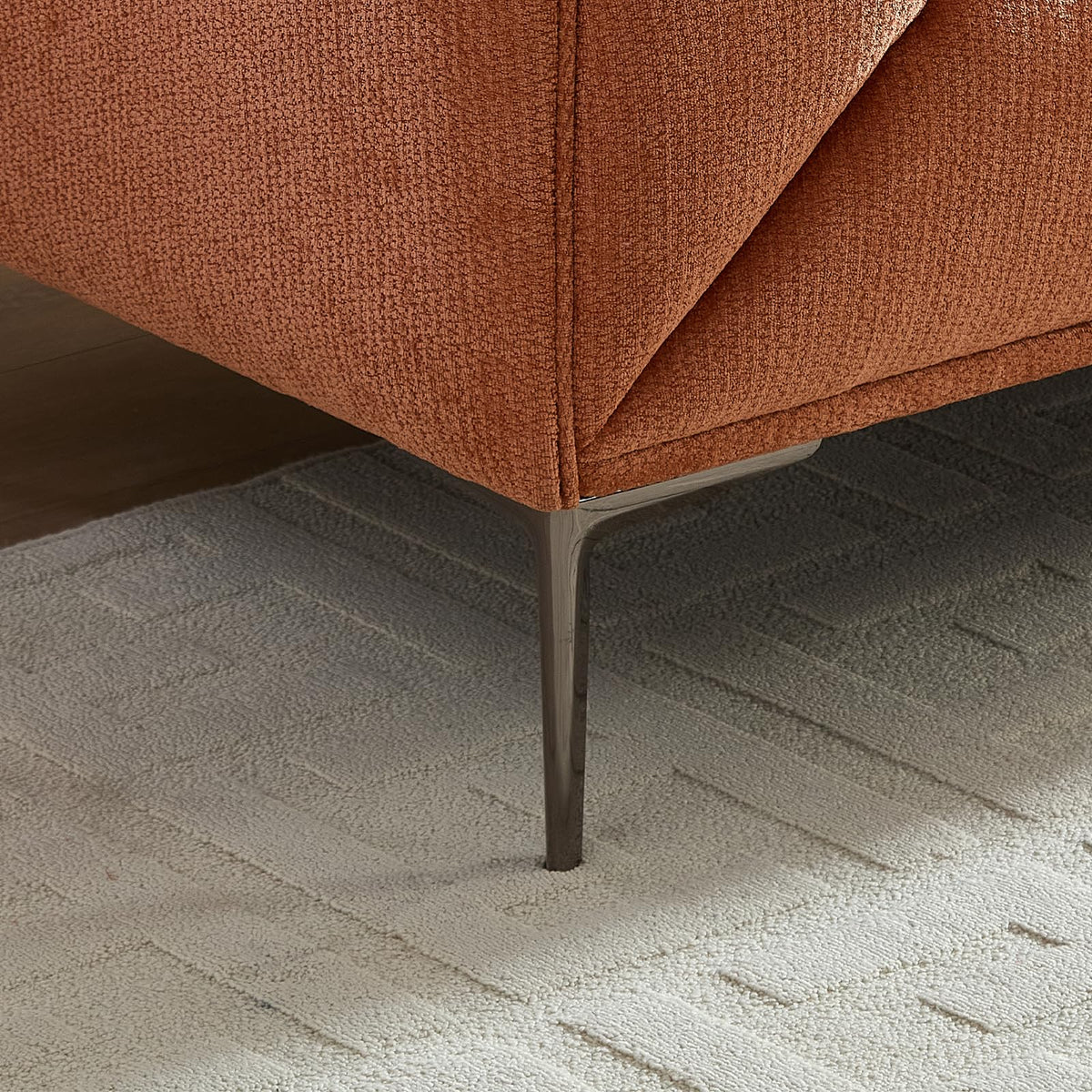 Modern Boucle 3-Seater Sofa